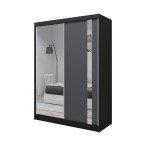 Szafa przesuwna Grab 160 Czarna