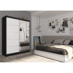 Szafa przesuwna Maka 160 Czarna