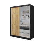 Szafa przesuwna Maka 160 Czarna