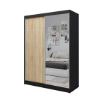 Szafa przesuwna Maka 160 Czarna