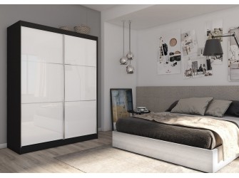 Szafa przesuwna Derino 160 Czarna