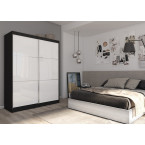 Szafa przesuwna Derino 160 Czarna