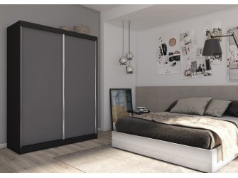 Szafa przesuwna Telo 160 Czarna