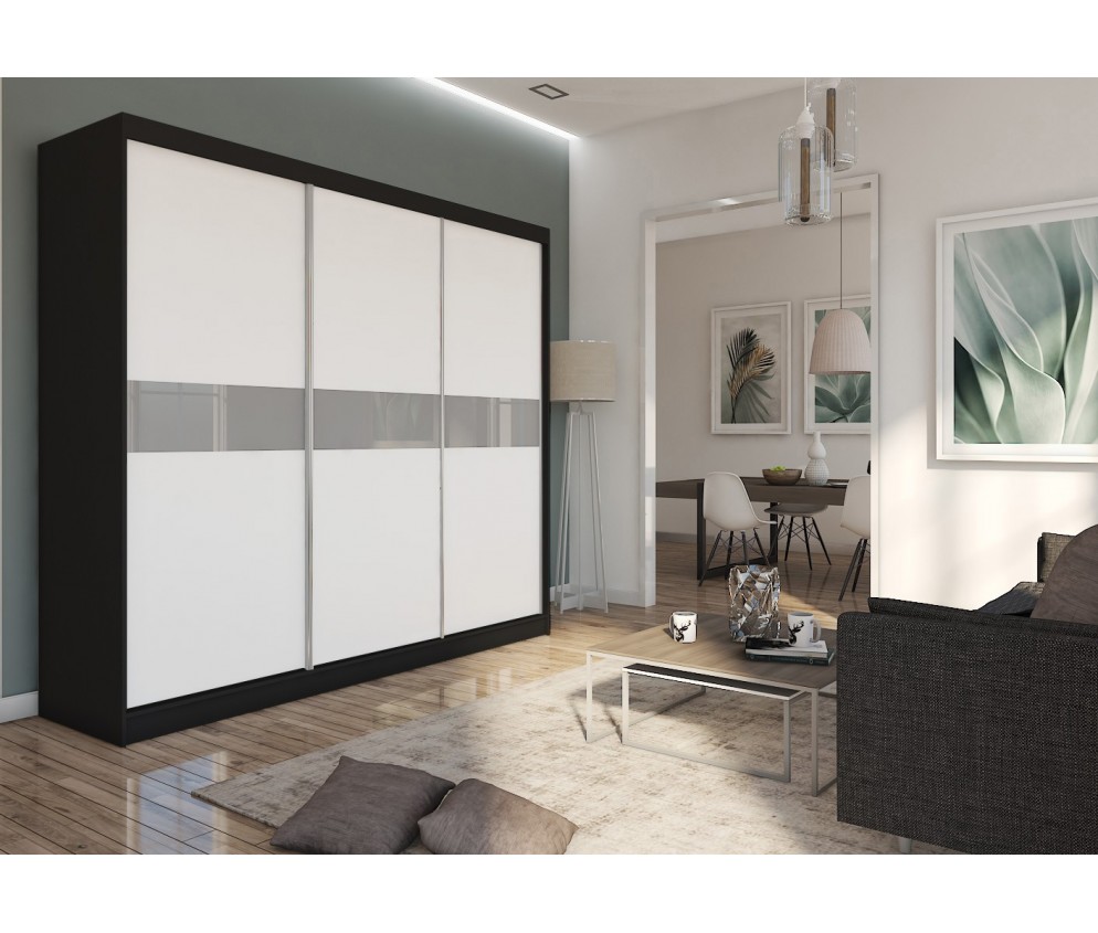 Szafa przesuwna Tala 240 Czarna