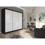 Szafa przesuwna Leksi 240 Czarny Połysk