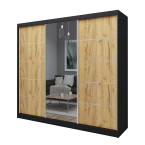 Szafa przesuwna Maka 240 Czarna