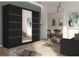 Szafa przesuwna Maka 240 Czarna