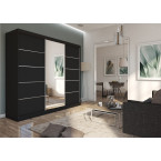 Szafa przesuwna Maka 240 Czarna