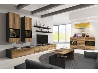 Meblościanka Lano Sattin Orzech - Touchwood