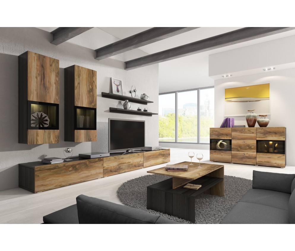 Meblościanka Lano Sattin Orzech - Touchwood