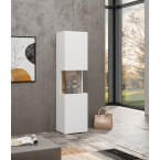 Witryna Eva 05 L/P Biały/Dąb Wotan