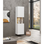 Witryna Eva 05 L/P Biały/Dąb Wotan