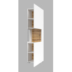 Witryna Eva 05 L/P Biały/Dąb Wotan