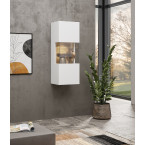 Witryna Eva 07 L/P Biały/Dąb Wotan