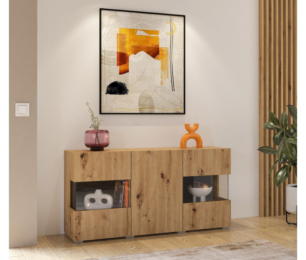 Komoda Eva 3D 25 Dąb Artisan