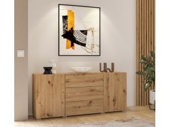 Komoda Eva 2D3S 26 Dąb Artisan