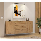 Komoda Eva 2D3S 26 Dąb Artisan