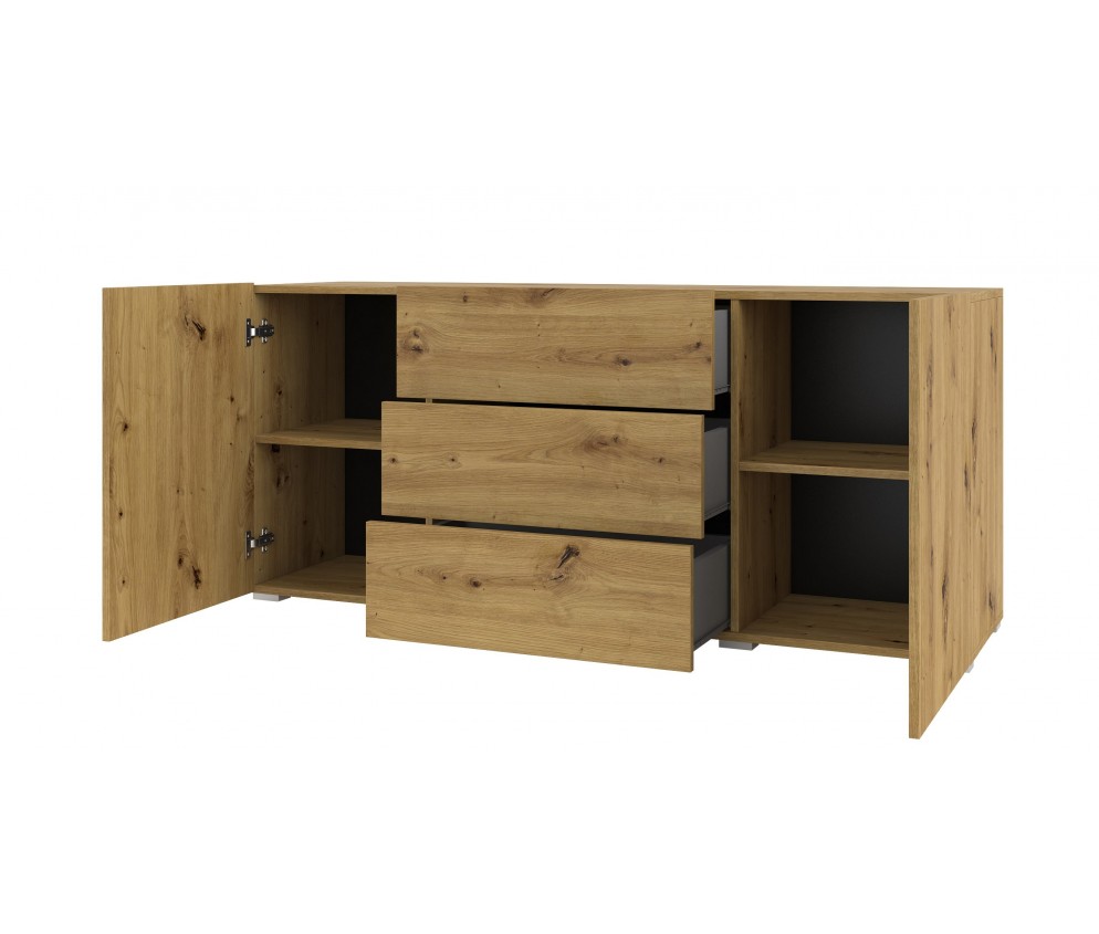 Komoda Eva 2D3S 26 Dąb Artisan