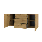 Komoda Eva 2D3S 26 Dąb Artisan