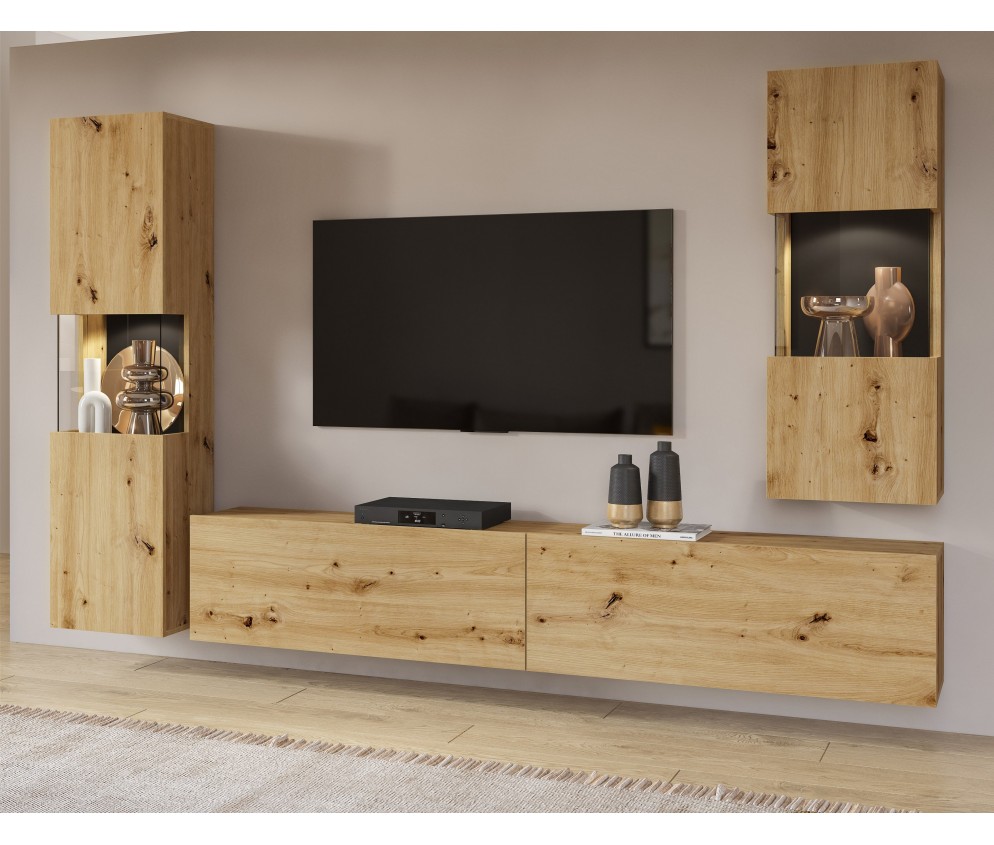 Meblościanka Eva 10 Dąb Artisan