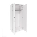 Szafa 2D Combo Dąb Artisan/Biały Połysk