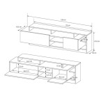 Meblościanka Alva Antracyt