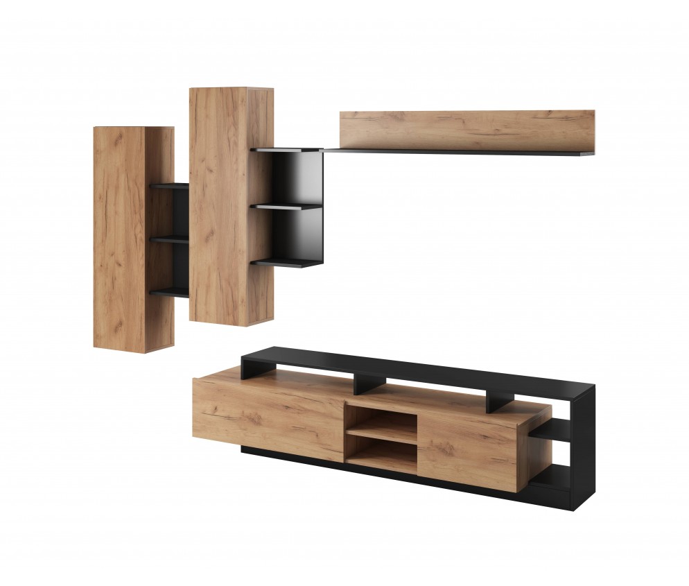 Meblościanka Alva Antracyt