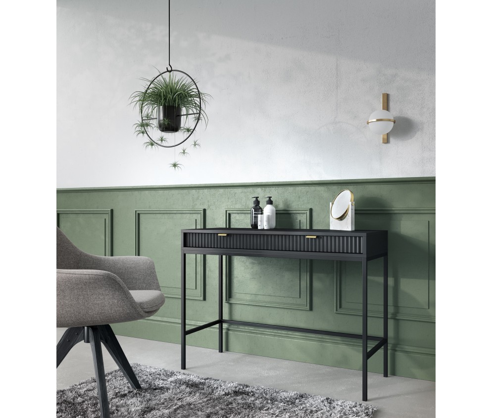 Toaletka Viva 104 Czarny Mat/Czarny stelaż