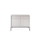 Komoda Viva 104 Szary Mat/Czarny stelaż