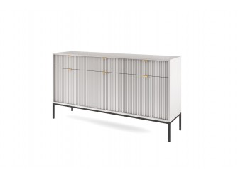 Komoda Viva 154 Szary Mat/Czarny stelaż