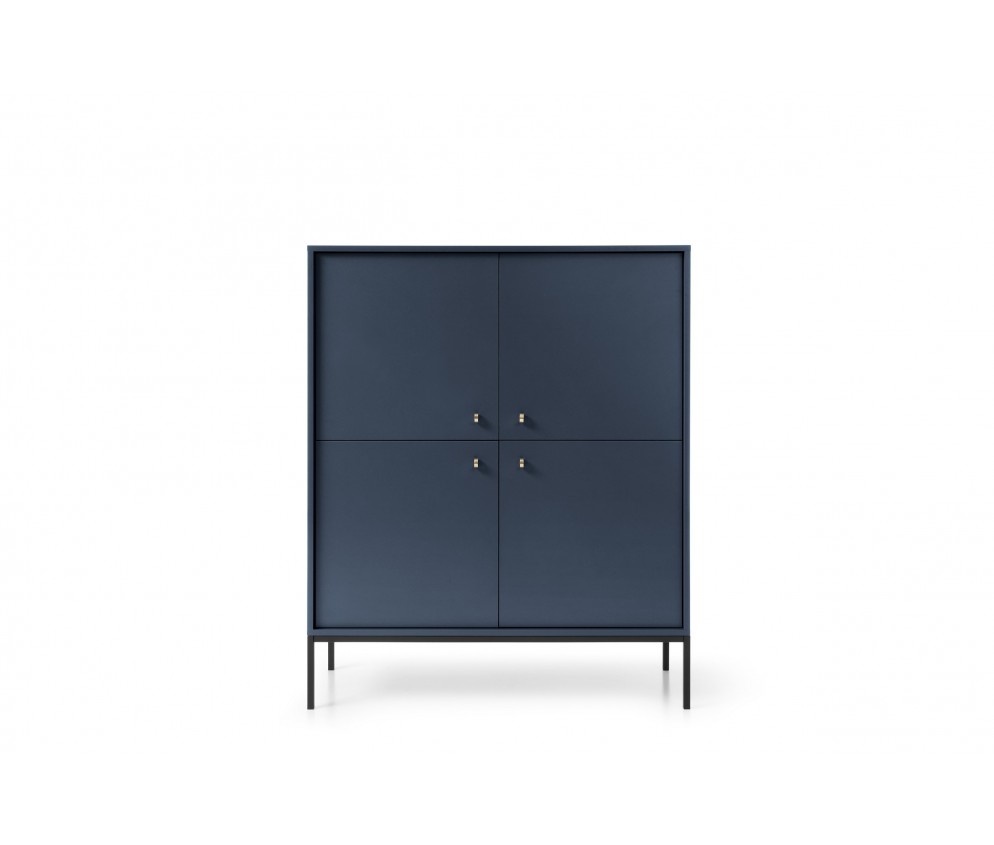 Komoda Mira 4D 104 Granat