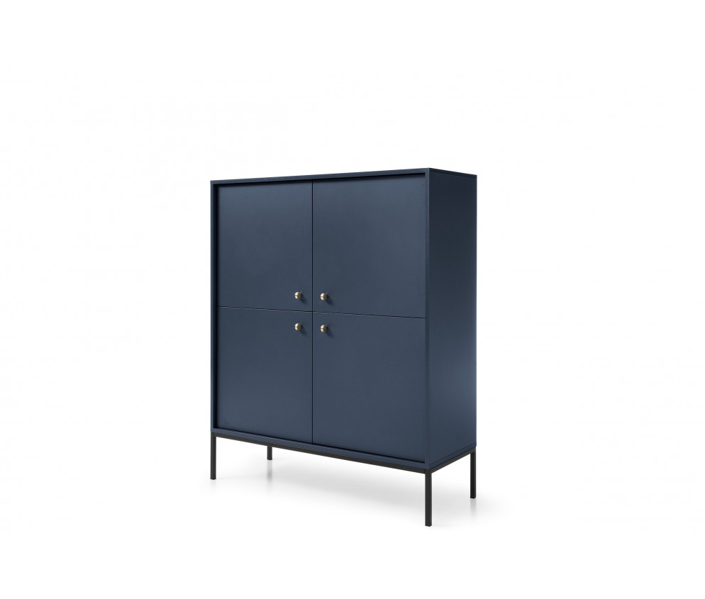 Komoda Mira 4D 104 Granat