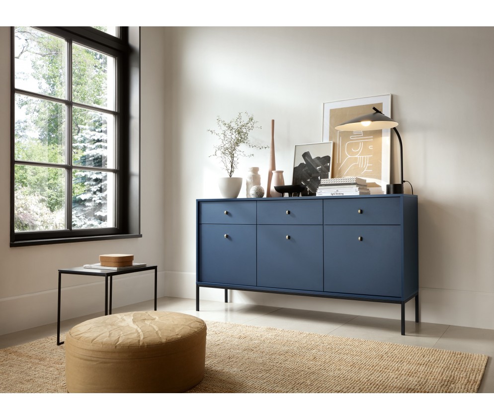 Komoda Mira 154 3D3SZ Granat