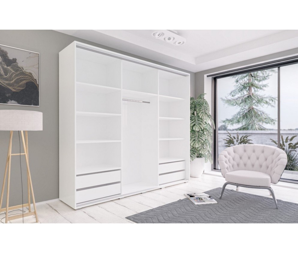 Szafa Modern 250 Szuflady Półki