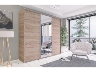 Szafa Modern 200 5 kolorów Szuflady Półki