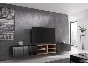 Szafka RTV Molly 300 Frezowana Otwarta