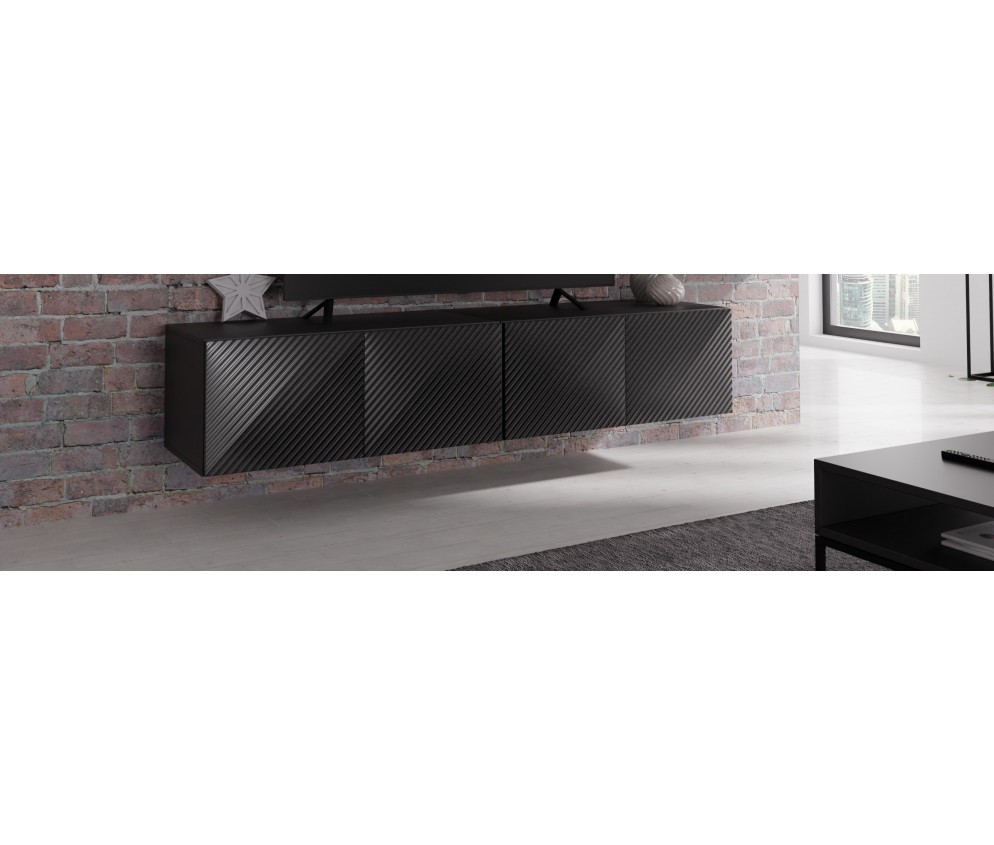 Szafka RTV Cleo 200(2x100) Frezowana Zamknięta