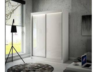 Szafa przesuwna Piro 150 Połysk Lacobel