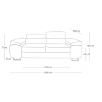 Kanapa Wilo 3-osobowa