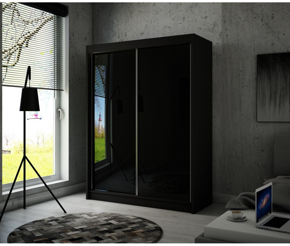 Szafa przesuwna Piro 200 Połysk Lacobel