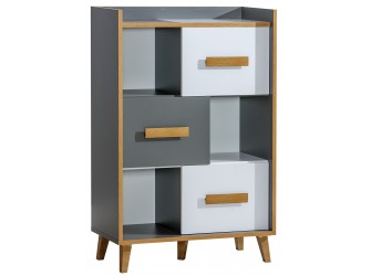 Regał z szufladami W5