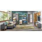 Regał z szufladami W5