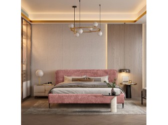 Łóżko Aron gładkie 140x200