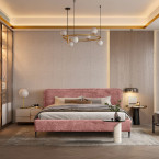 Łóżko Aron gładkie 180x200