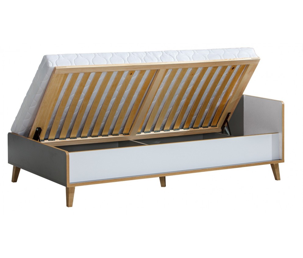 Łóżko 90x195 z pojemnikiem W10