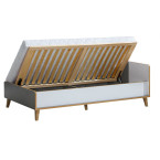 Łóżko 90x195 z pojemnikiem W10