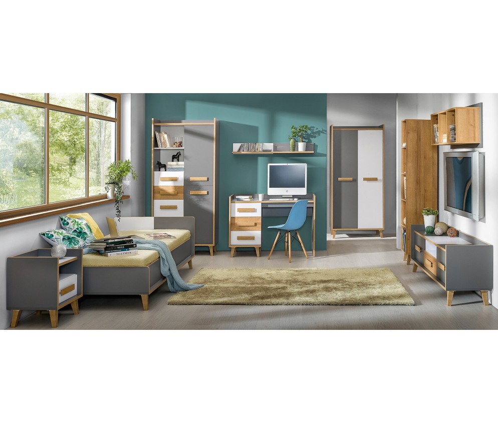 Łóżko 90x195 z pojemnikiem W10