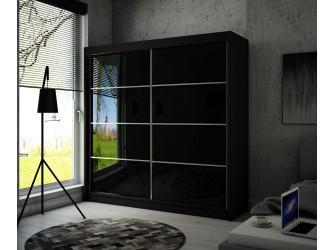 Szafa przesuwna Piro II 150 Połysk Lacobel