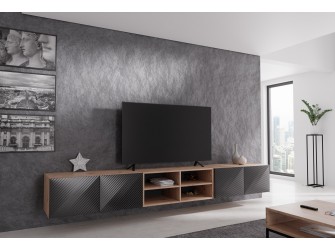 Szafka RTV Neo 300 Frezowana Otwarta