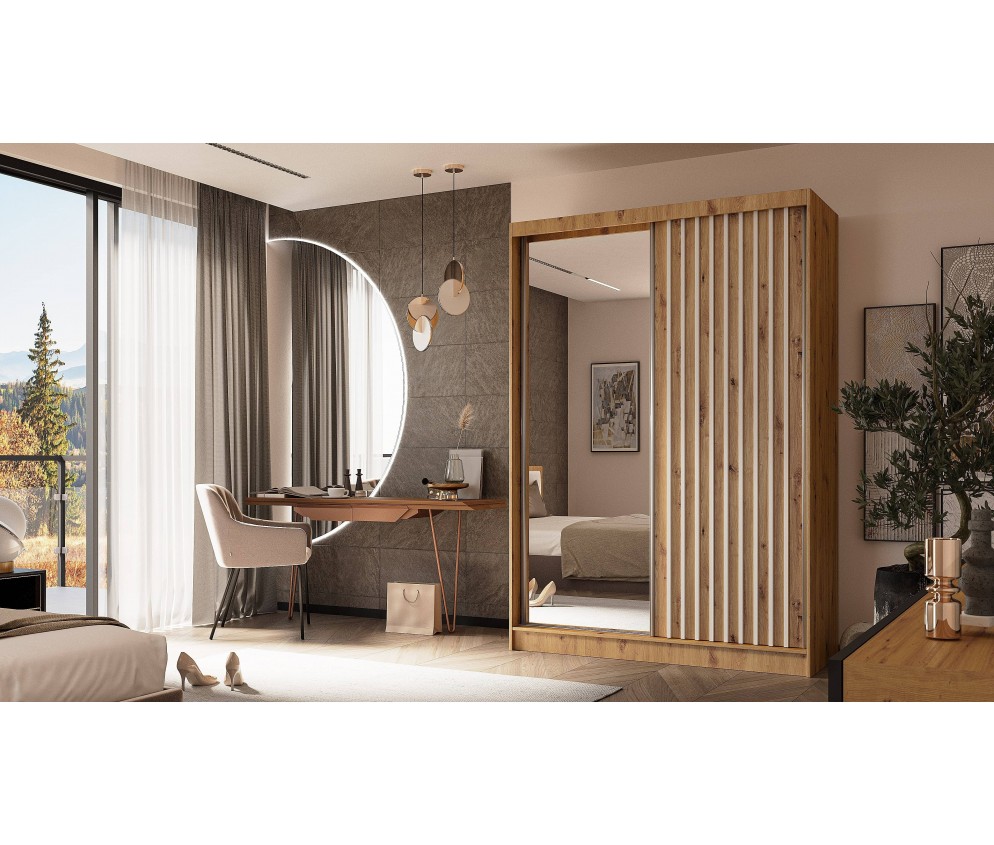 Szafa przesuwna Lela 160 Lamele